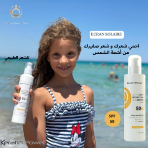 écran pour cheveux SPF 50