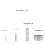 Technocare Green clay shampoo + Mask + Lotion + Sérum