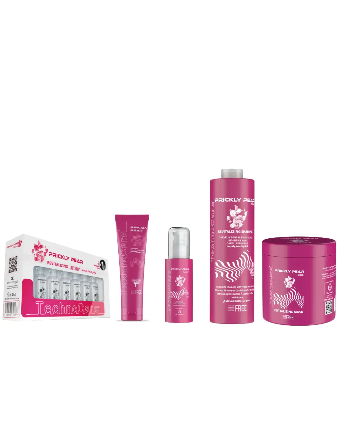 Technocare Princkly Pear shampoo + Mask + Lotion + Sérum+ crème Technocare Princkly Pear shampoo + Mask + Lotion + Sérum+ crème