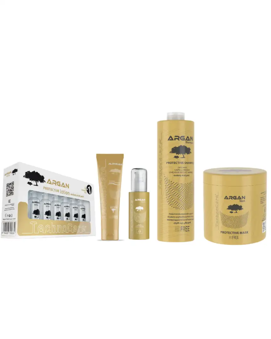 Technocare Argan shampoo 1000ml+Mask 1000ml + Lotion + Sérum+ crème Technocare Argan shampoo 1000ml+Mask 1000ml + Lotion + Sérum+ crème