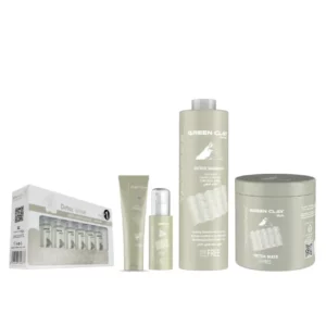 Technocare GREEN CLAY shampoo + Mask + Lotion + Sérum+ crème