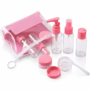 Kit de flacons de voyage – 6 pièces