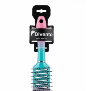 BROSSE A CHEVEUX DEMELANTE VENTILEE EN PLASTIQUE AVEC PICOTS A EMBOUTS