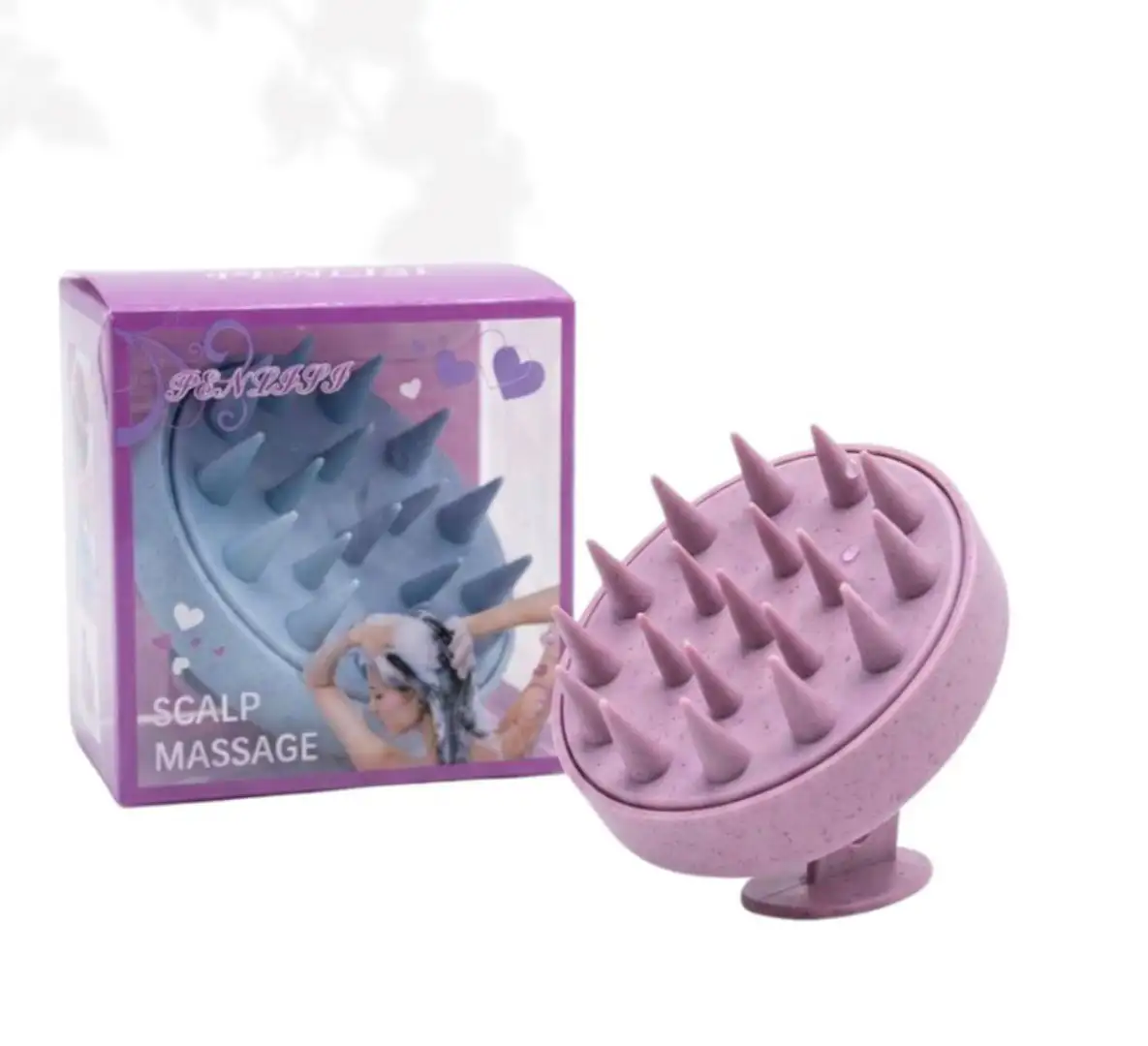BROSSE DE MASSAGE DU CUIR CHEVELU EN PAILLE DE BLÉ BROSSE DE MASSAGE DU CUIR CHEVELU EN PAILLE DE BLÉ