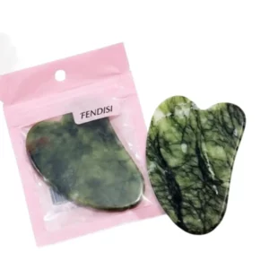 PIERRE DE MASSAGE GUA SHA EN JADE VERT